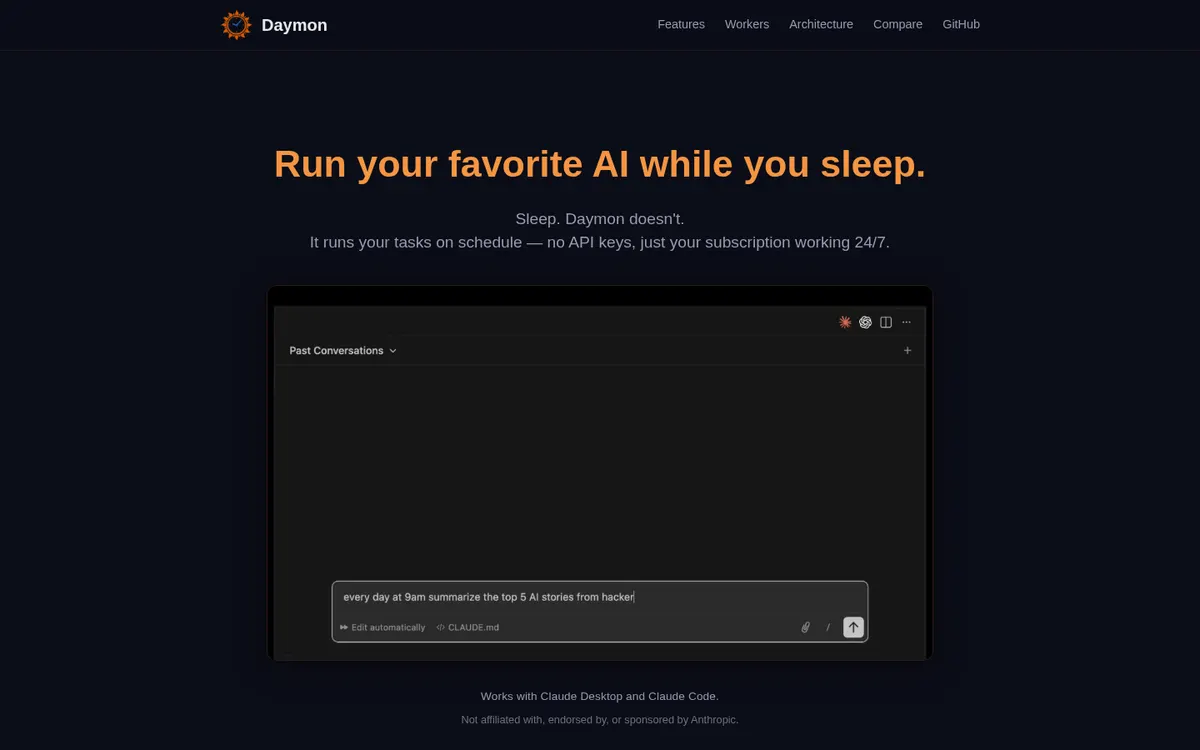 Daymon product page screenshot