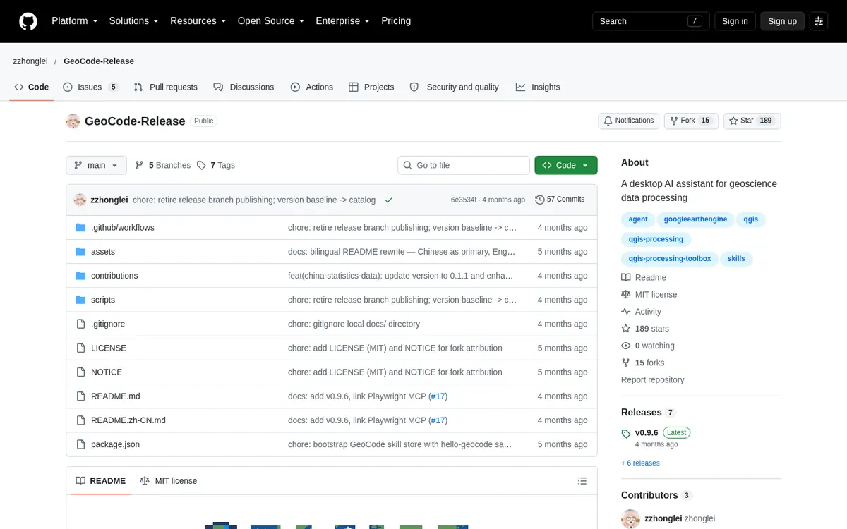GeoCode product page screenshot