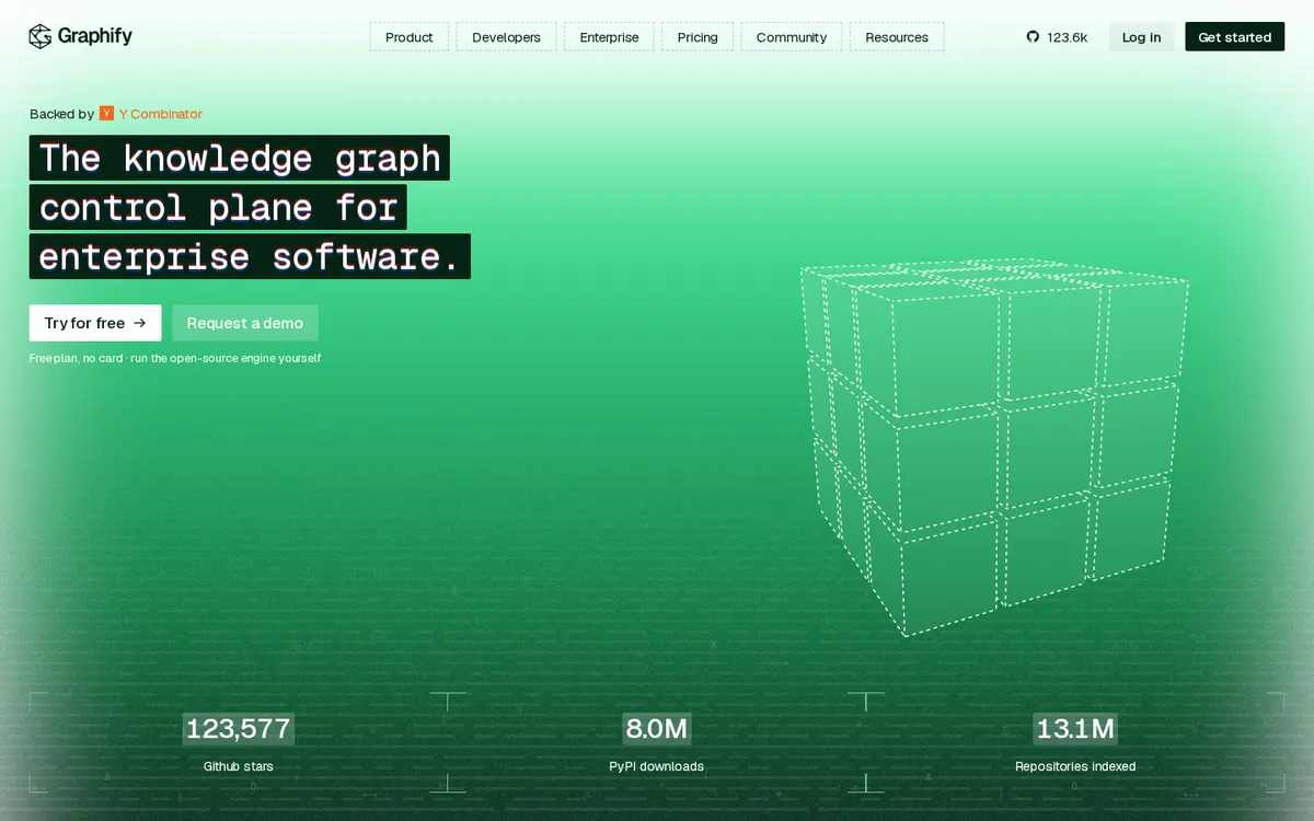 Graphify product page screenshot