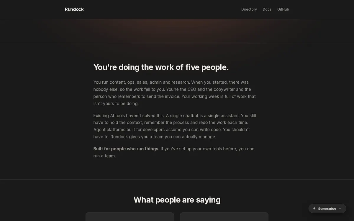 Rundock screenshot 2 thumbnail