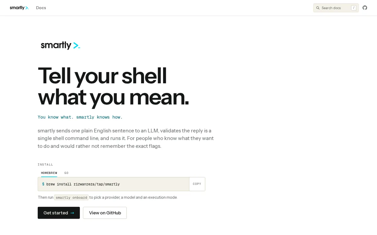 smartly product page screenshot