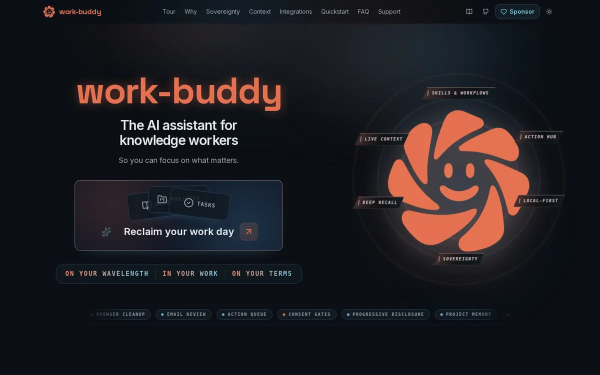 work-buddy product page screenshot